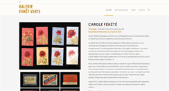Desktop Screenshot of galerieforetverte.com